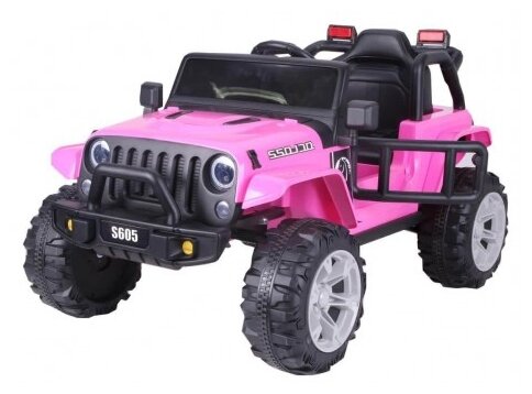 Детский электромобиль RiverToys Т222ТТ розовый