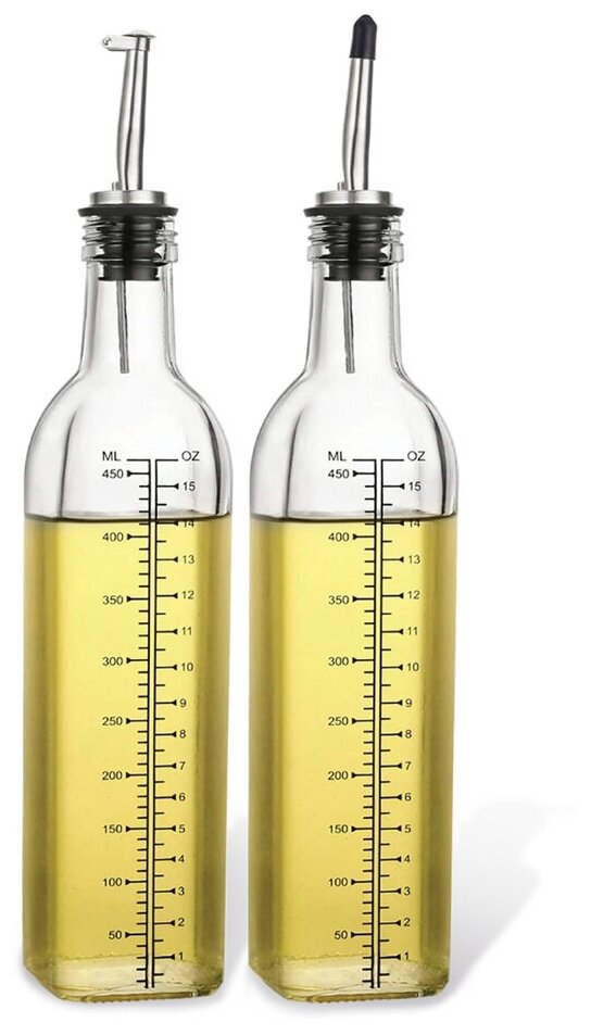 Набор бутылок для масла и уксуса Fissman, 2х500 мл (6417) - фотография № 1