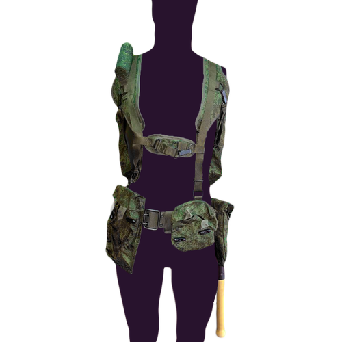 фото Рюкзак десантника рд-54 камуфлированный с подсумками 35х35х10 12 л цифра зеленая нет бренда