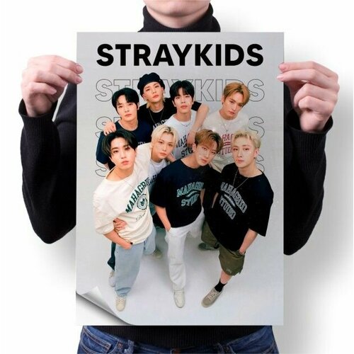 Плакат GOODbrelok А2 принт Страй Стрей Кидс, Stray Kids - 0002