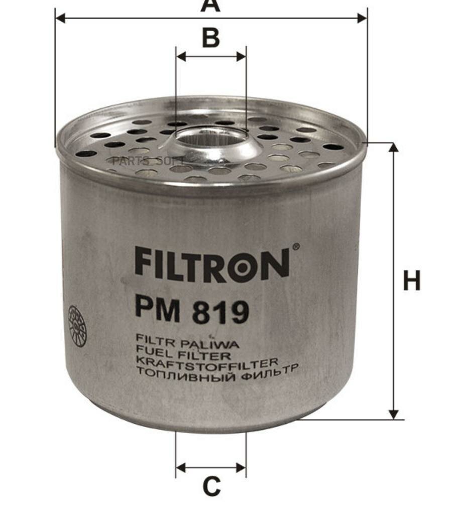 FILTRON Фильтр топл. RENAULT/IVECO/FORD