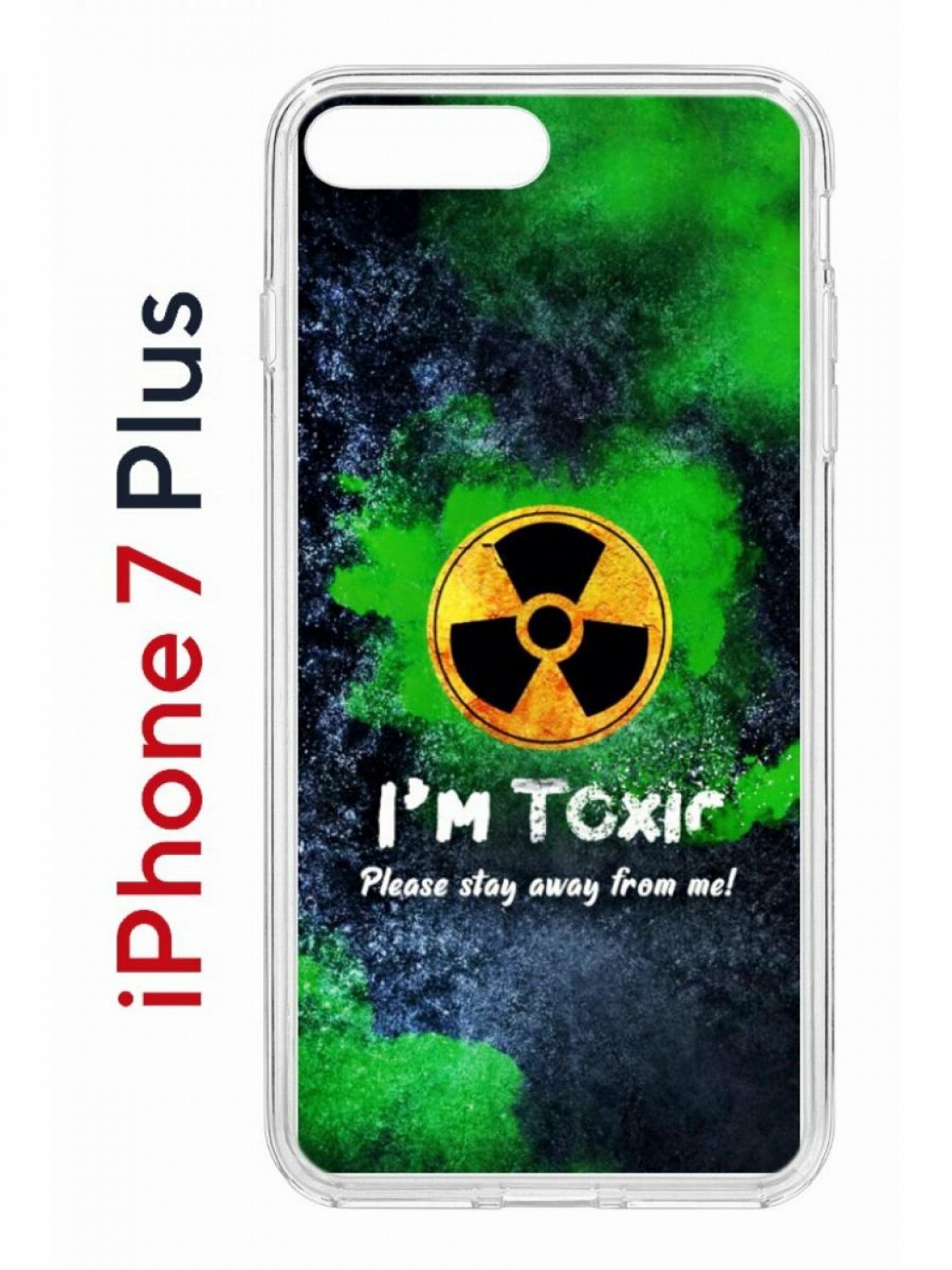 Чехол для iPhone 7 Plus Kruche Print Toxic