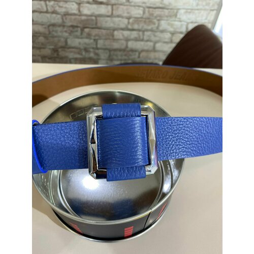 фото Ремень , размер 120, синий нет бренда