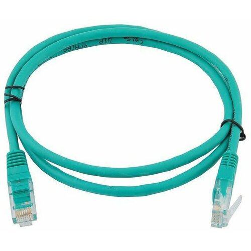 фото Сетевой кабель gcr utp 24awg cat.5e rj45 t568b 15.0m green gcr-lnc05-15.0m