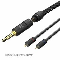 16-жильный посеребренный Hi-Fi обновленный кабель TRN T2 PRO 3, 5 / 2, 5 / 4, 4 мм штекер MMCX / 2-контактный разъем для VX TA2 V90 BA15 ST1 MT1