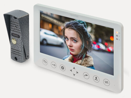 Изображение товара Проводной видеодомофон EP-4-815 (F9484EU) (8 -дюймовый цветной монитор с записью по датчику движения, открытие электрозамка)