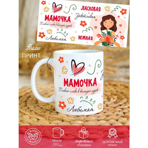 Кружка любимой маме в подарок на день рождения с надписью, бокал, чашка