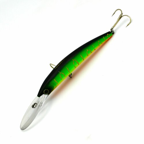 Воблер для троллинга YO-ZURI 110 Crystal minnow Deep diver(F) Япония на щуку; судака
