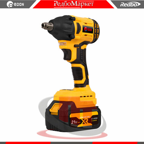 Гайковерт аккумуляторный ударный Edon AAW-21300BL бесщеточный 7990₽