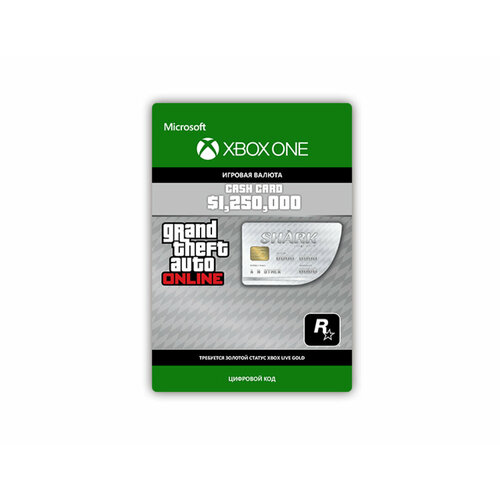 Игровая валюта GTA Online платежная карта Белая акула цифровая версия Xbox One Xbox Series XS RU 3600₽