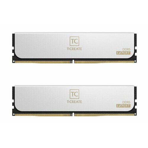 Team Group DDR5 32GB (2x16GB) 6000MHz pc-48000 CL38 T-Create Expert 1.25V White (CTCWD532G6000HC38ADC01)