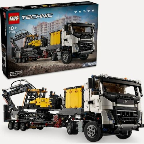 Изображение товара Конструктор Lego Technic 42175 Грузовик Volvo FMX и электрический экскаватор EC230