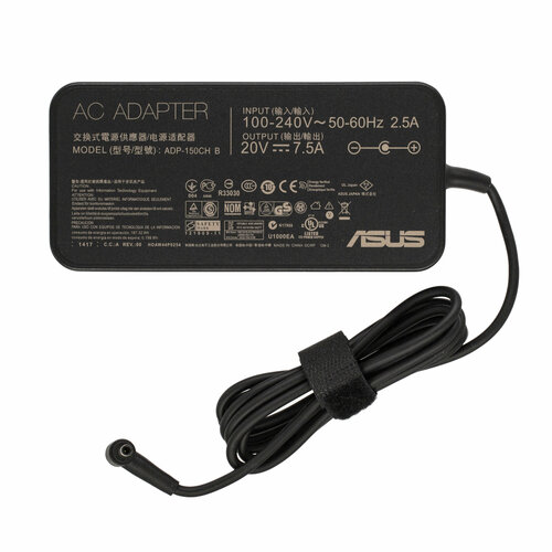 Блок питания 20V 7.5A 4.5x3.0мм 150W для ноутбука Asus VivoBook X571GT / VivoBook X571LI / VivoBook X571GD / VivoBook F571GT / VivoBook X571LH / ZenBook Pro UX535LI / ZenBook Pro UX535LH - зарядка