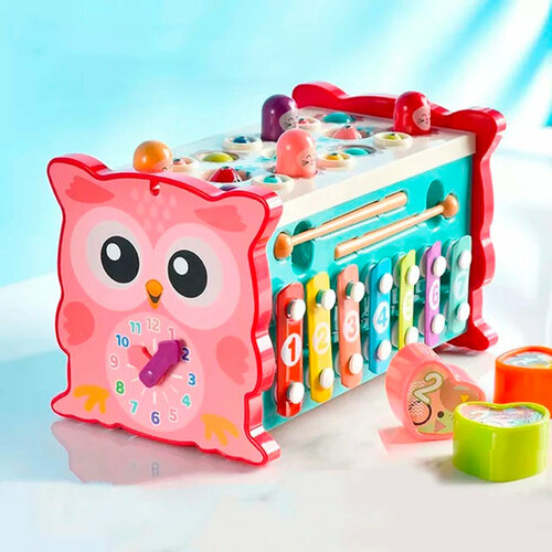 Развивающий сортер для детей от года Монтессори 15в1