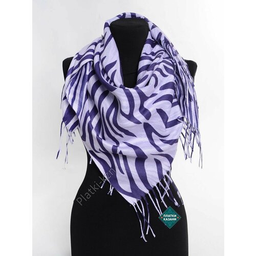 фото Платок cashmere для женщин,100х100 см, фиолетовый