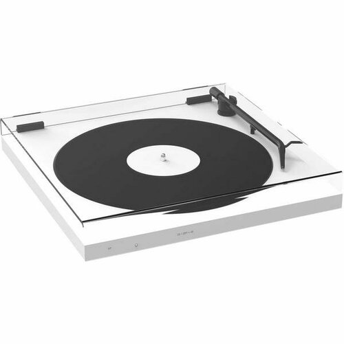 Виниловый проигрыватель с крышкой Tone Factory Turntable + Dustcover White Satin