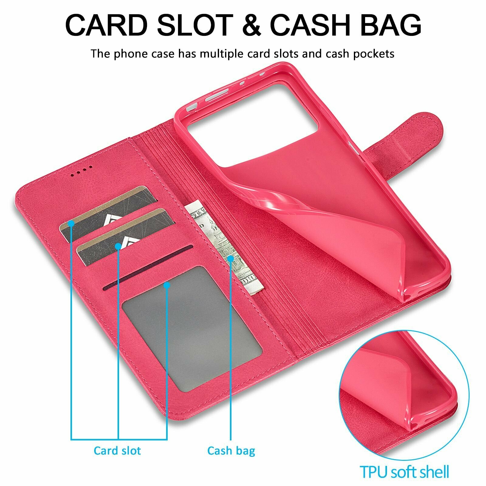 Электронные Книги Xiaomi LCIMEEKE Кожаный книжка чехол для Xiaomi Poco M4 Pro 4G / Сяоми Поко М4 Про 4Г с визитницей из экокожи