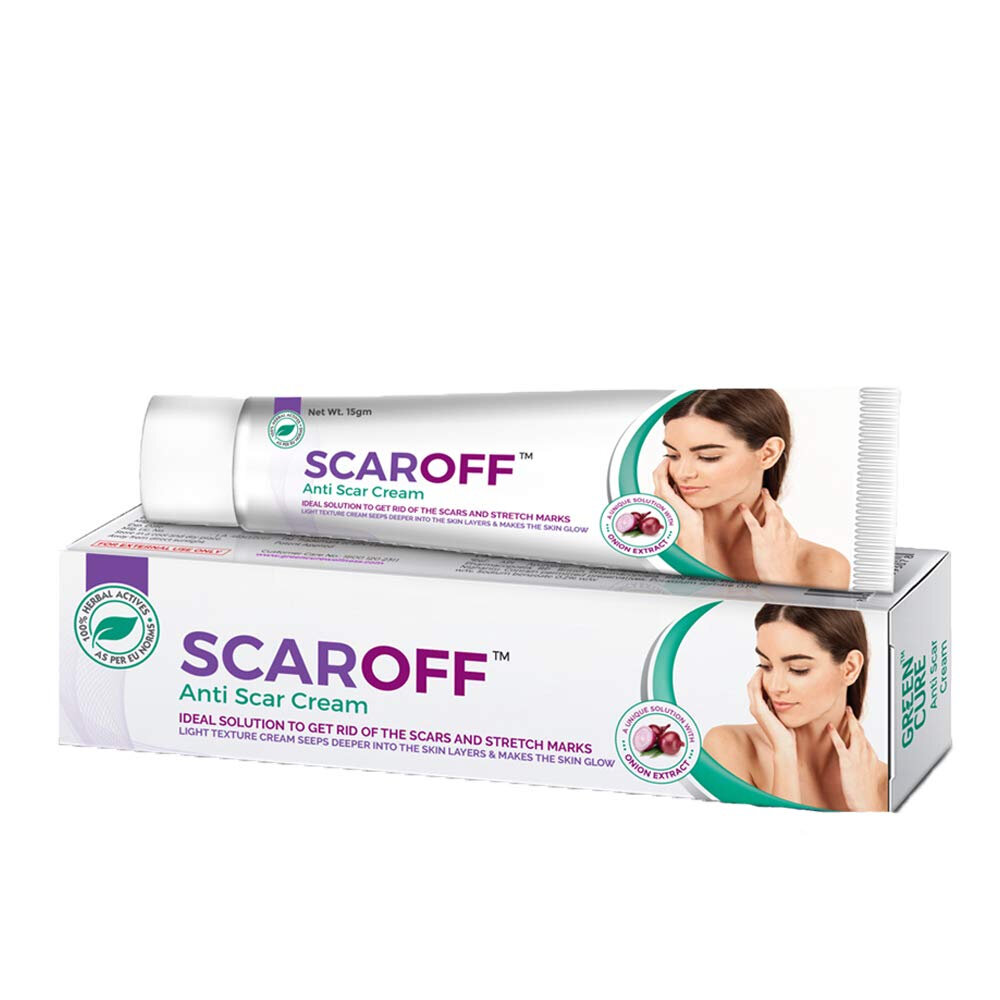 Аюрведический крем от шрамов и растяжек СкарОфф Greencure ScaroffAnti Scar Cream 30 гр