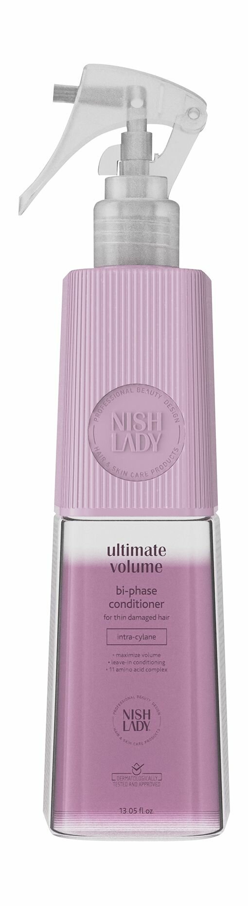 NISHLADY Двухфазный кондиционер для придания объема Ultimate Volume Bi-phase Conditoner, 386 мл