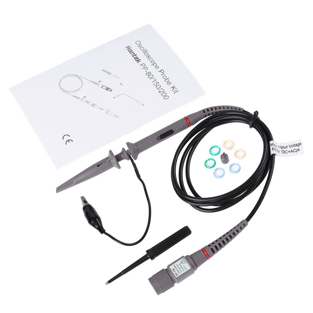 100MHz Oscilloscope Probe, Relevant Compatible Probe Clip, for Industrial