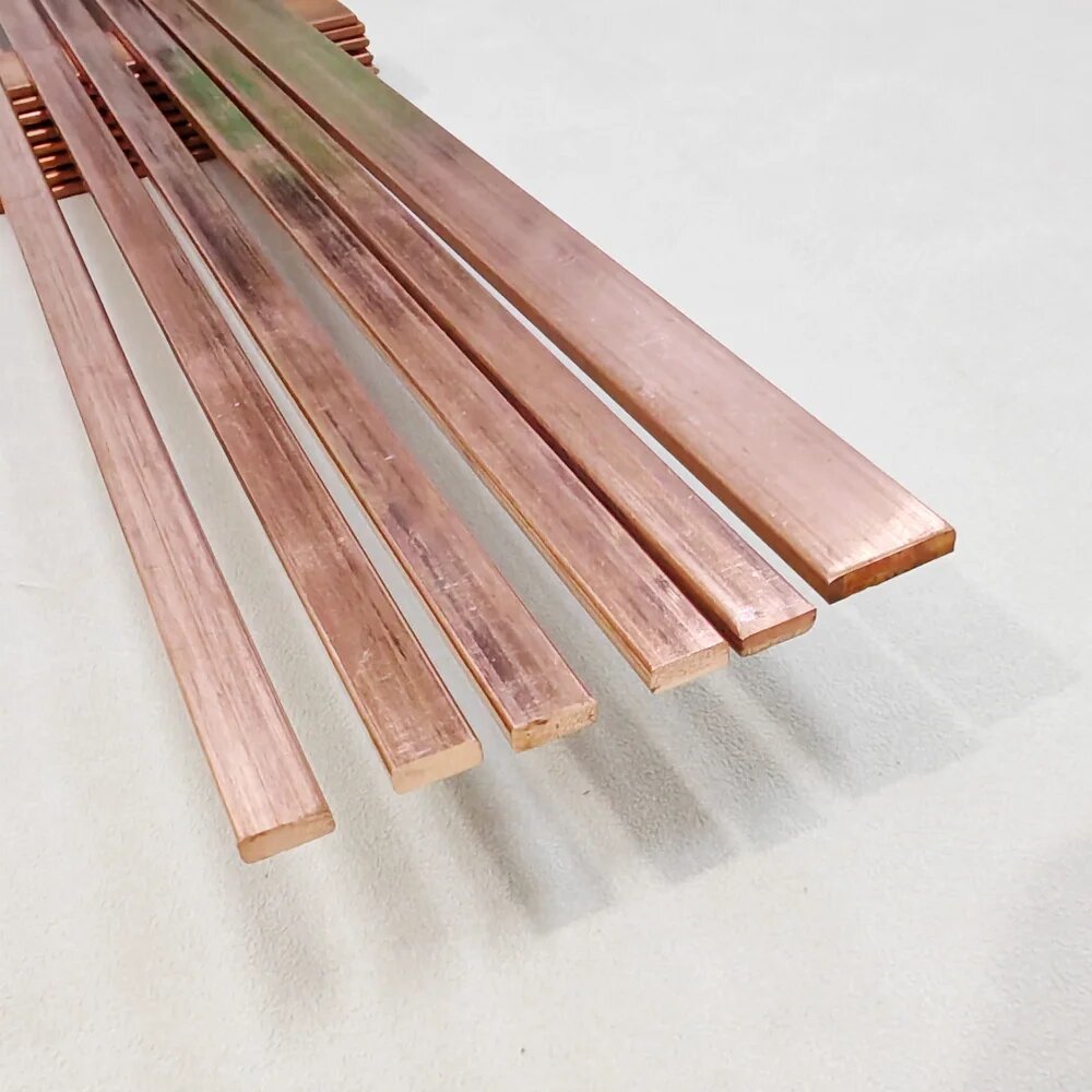 T2 красная медная полоса 5-12 мм 2x6x500mm 1Pcs