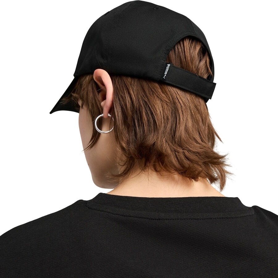 Бейсболка PUMA Ess Metal Cat для мужчин, размер OneSize, черный — фото 1