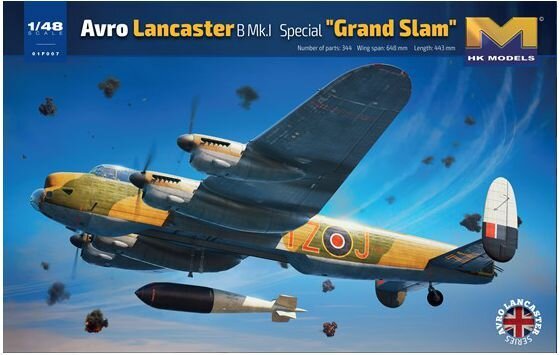 HK Model 01F007 1/48 Avro Lancaster B Mk.I Special Grand Slam пластмассовых сборная модель самолета