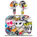 Чехол наклейка виниловый для AirPods Pro STICKER BOMB KATE - изображение