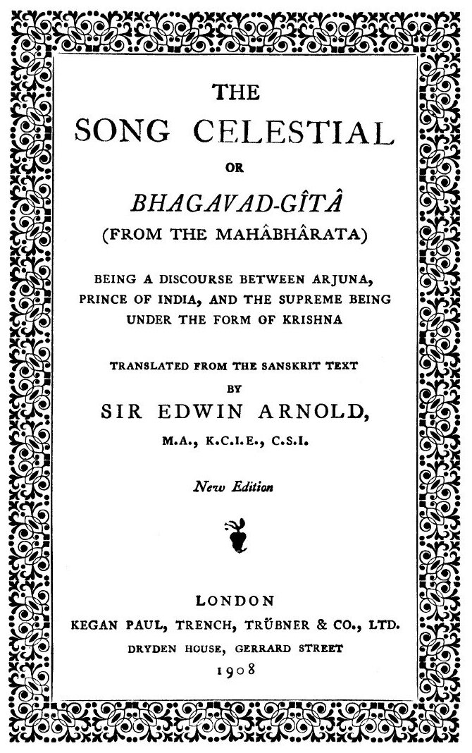 Bhagavad-Gita Or The Song Celestial, Translated By Edwin Arnold - фото №4