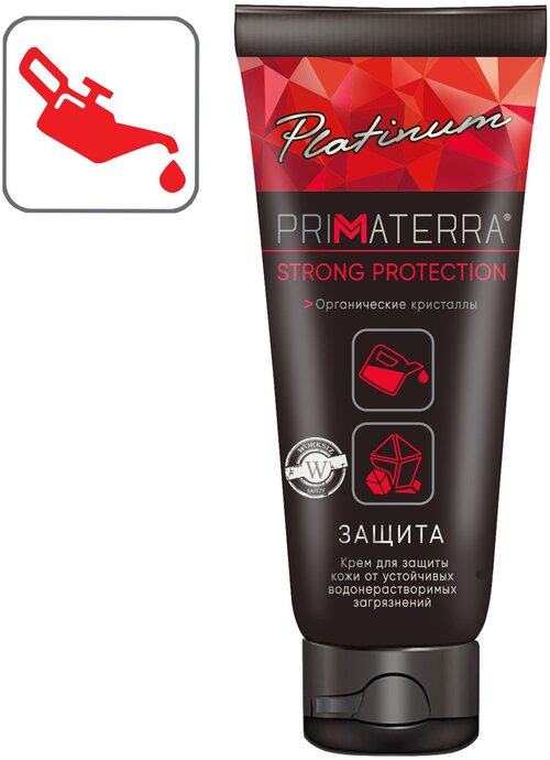 Средство ( крем ) PRIMATERRA PLATINUM STRONG PROTECTION для защиты кожи от водонерастворимых веществ, 100 мл.