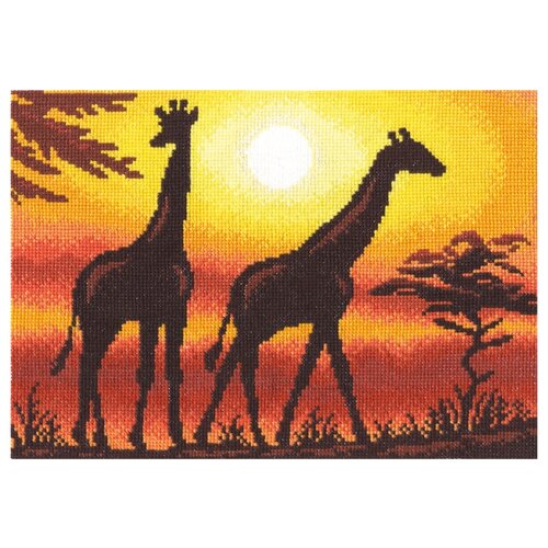 фото Klart набор для вышивания закат в саванне 23 х 17 см (8-010)