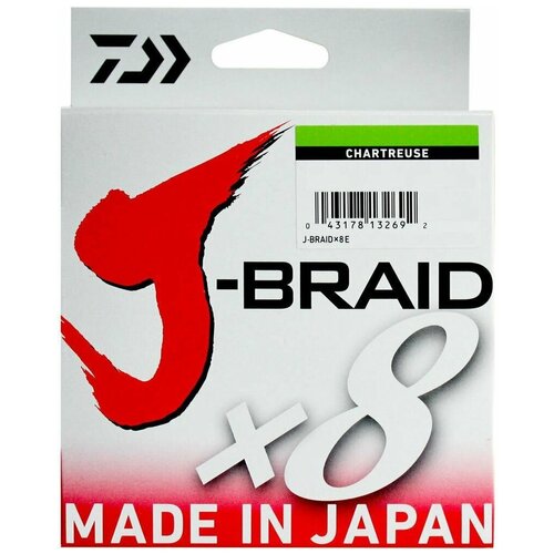 Шнур Daiwa J-Braid X8 Multicolor 0.16мм 20lb 150м шнур flagman braid pe multicolor x8 150 м 0 148 мм