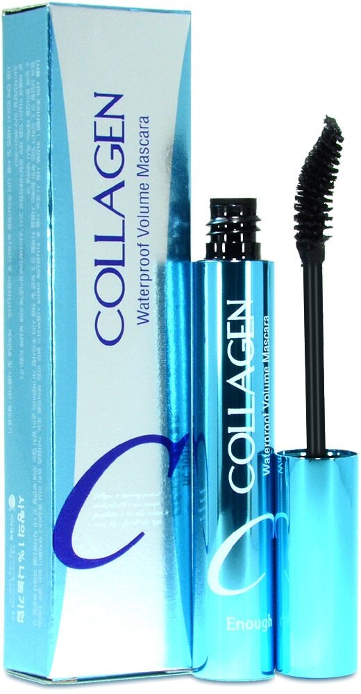 Enough Тушь для ресниц с коллагеном Collagen Waterproof Volume Mascara, 9мл