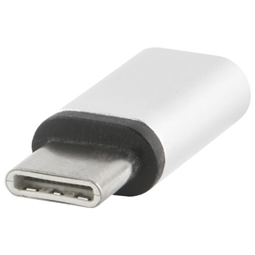 Адаптер-переходник Red Line Micro USB-Type-C серебристый серебристый переходник usb type c to aux