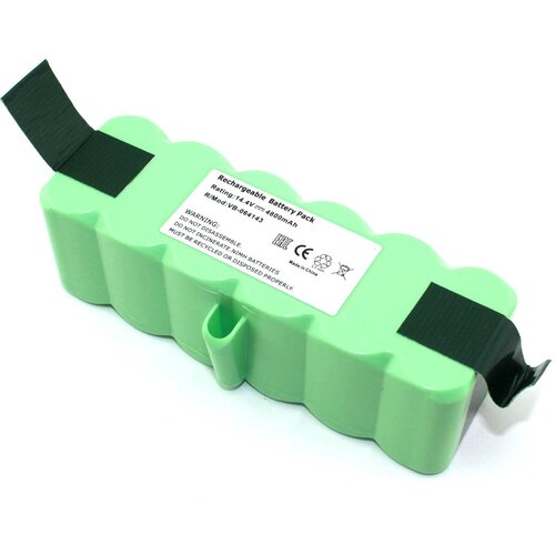 аккумулятор для пылесосаirobot vac 500nmh 33 14 4v 3300mah код mb059019 Аккумулятор для iRobot Roomba 600, 800, 980 Li-ion. 4800mAh, 14.4V