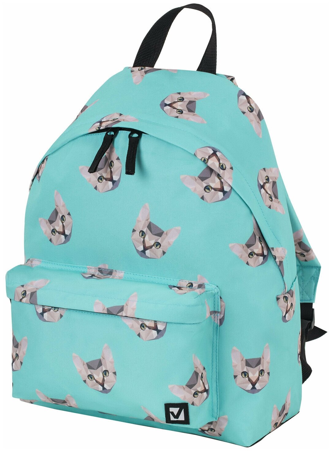 Рюкзак универсальный BRAUBERG "Cats", 1 отделения, уплотнен. спинка / рюкзак кэжуал / школьный для девочек