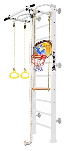 Kampfer "Helena Wall Basketball Shield" спортивно-игровой комплекс 2,4 м. (стандарт) Жемчужный/Антик турник