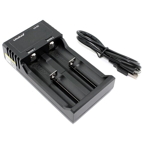 new liitokala lii 100c 21700 battery charger for 18650 18350 26650 16340 rcr123 14500 3 7v 1 2v ni mh ni cd 2a usb smart charger Интеллектуальное зарядное устройство Liitokala Lii-S2