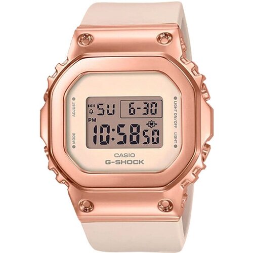 Наручные часы CASIO G-Shock GM-5600PG-4D, золотой, серый часы casio gm s5600pg 4