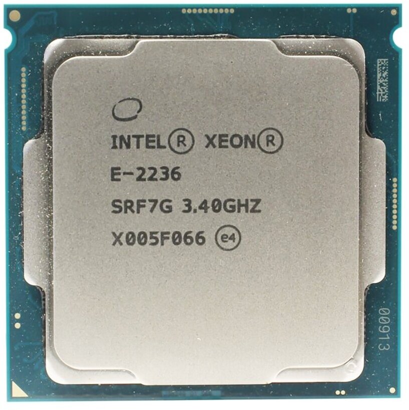 Процессор для серверов INTEL Xeon E-2236 3.4ГГц [cm8068404174603s rf7g] - фото №2
