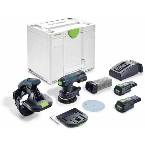 Аккумуляторная эксцентриковая шлифмашина Festool ES-ETSC 125 3.0 I-Plus 577697 эксцентриковая шлифмашина aeg ex 125 es 416100