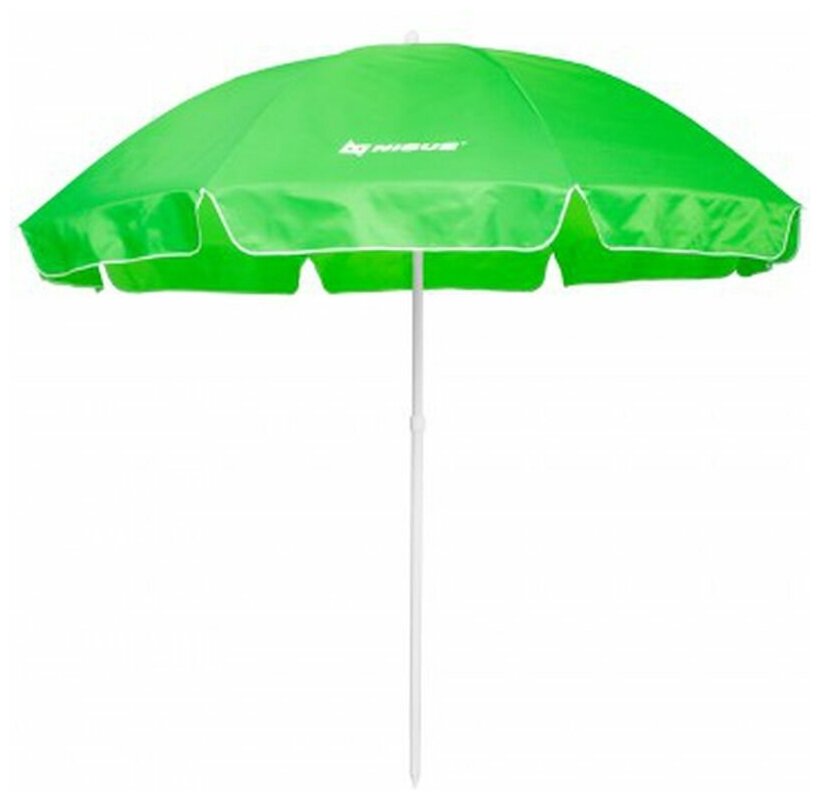 Зонт пляжный d 2,4м прямой N-240 NISUS, Салатовый - фотография № 7