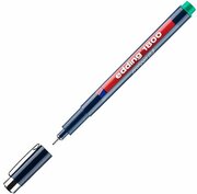 Капиллярная ручка (рапидограф)-фломастер для черчения EDDING 1800/03/4, круглый наконечник, зеленый, 0.3мм,