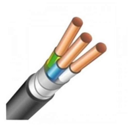 Кабель ВБШвнг(А)-LS 3х10 ОК (N PE) 0.66кВ (м) электрокабель НН 00-00005837