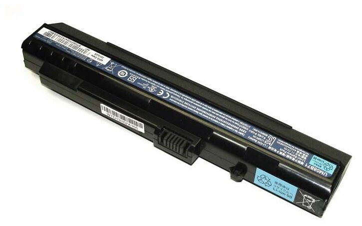 Аккумуляторная батарея для ноутбука Acer Aspire One ZG-5 D150 A110 A150 531 11.1V 5200mAh OEM черная