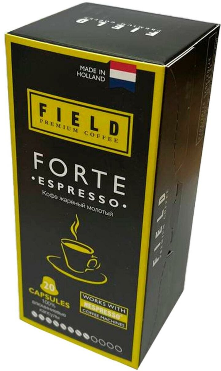 Кофе в капсулах Field Forte Espresso 20 шт - фотография № 1