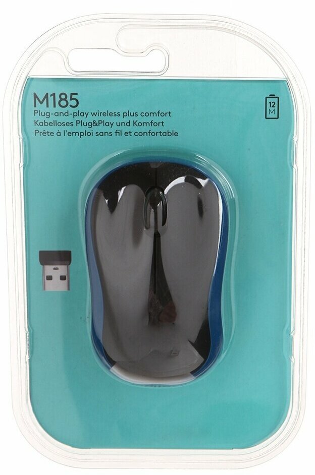 Мышь Logitech M185 Dark-Blue 910-002239 / 910-002632 / 910-002236