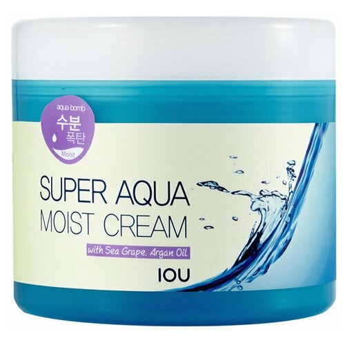 спрей мист для лица глубоко увлажняющий welcos iou super aqua moist facial mist 120 мл Крем для лица глубоко увлажняющий Welcos IOU Super Aqua Moist Cream 300 мл