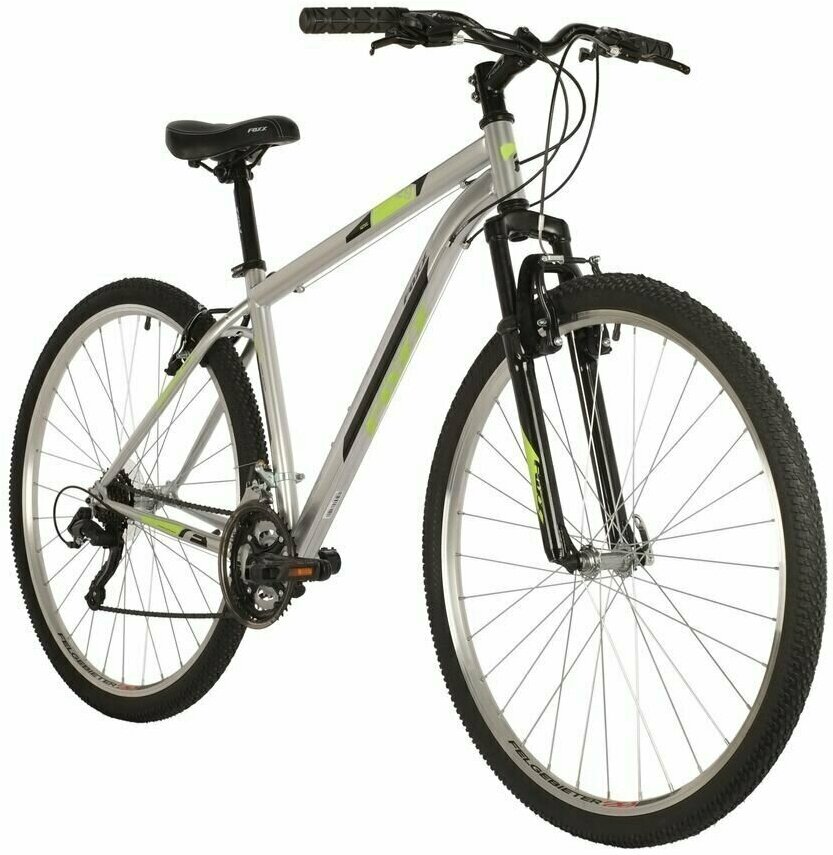 Велосипед FOXX 29" AZTEC серебристый, сталь, размер 20"