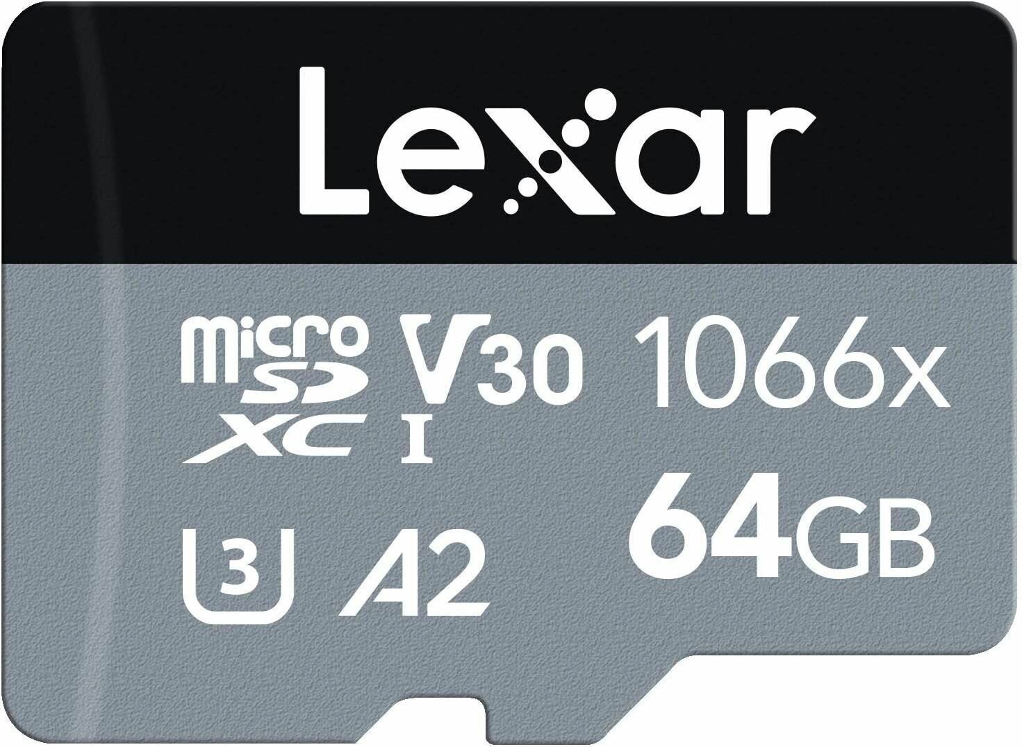 Карта памяти Lexar Professional 128GB 1066x microSDXC UHS-I U3